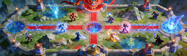 英雄联盟LOL游戏内召唤师峡谷地图与英雄角色展示